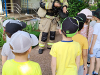 Неделя пожарной безопасности в детском саду. Пожарные учения День 1
